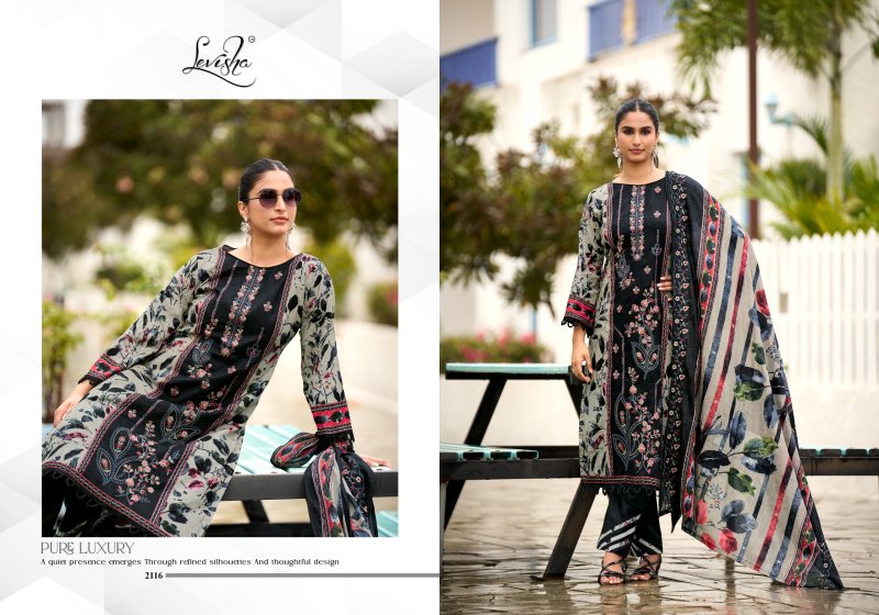Madhubala Vol 21 By Levisha Cambric Lawn Cotton Dress Material 